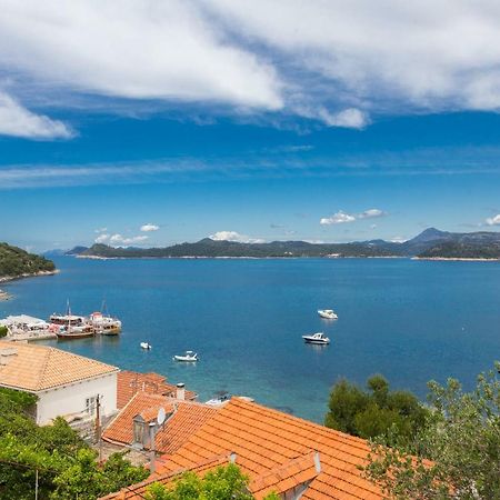 New Apartment With Terrace And Sea View Lopud Exterior foto